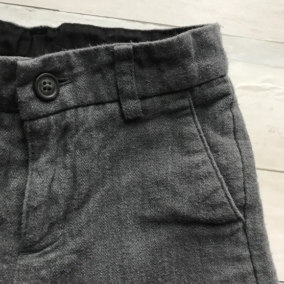 Janie & Jack Gray Flat Front Lined Dress Pants - Picture 2 of 6